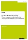Anonym, Anonymous - Das Werk "PUSH" von Sapphire. Übersetzungsanalyse des englischen Ausgangstextes mit dem deutschen Zieltext