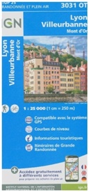 TOP25 -3031OT-, XXX - LYON VILLEURBANNE 1:25 000