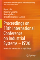 Danijela Gracanin, Bojan Lalic, Nenad Simeunovi¿, Nenad Simeunovic, Nemanja Tasic, Nemanja Tasic et al - Proceedings on 18th International Conference on Industrial Systems - IS'20