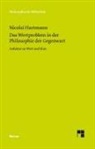 Nicolai Hartmann, Moritz von Kalckreuth, Moritz von Kalckreuth - Das Wertproblem in der Philosophie der Gegenwart