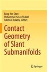 Falleh Al-Solamy, Bang-Yen Chen, Mohammad Hasan Shahid, Mohammad Hasan Shahid - Contact Geometry of Slant Submanifolds