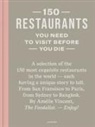 Amelie Vincent, Vincent Amelie - 150 restaurants you need to visit before you die