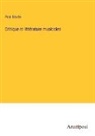 Paul Scudo - Critique et littérature musicales