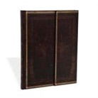 Paperblanks - Black Moroccan Ultra Unlined Hardcover Journal, 144pg, 120GSM by Paperblanks (Old Leather Collection)