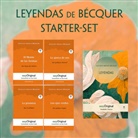 Gustavo Adolfo Bécquer, EasyOriginal Verlag, Ilya Frank - Leyendas de Bécquer (mit 5 MP3 Audio-CDs) - Starter-Set - Spanisch-Deutsch, m. 5 Audio-CD, m. 5 Audio, m. 5 Audio, 5 Teile