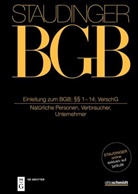 Christian Baldus, Jörg Fritzsche, Bernd Kannowski - J. von Staudingers Kommentar zum Bürgerlichen Gesetzbuch mit Einführungsgesetz und Nebengesetzen. Allgemeiner Teil - Buch 1: Einleitung zum BGB; §§ 1-14; VerschG