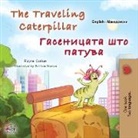 Kidkiddos Books, Rayne Coshav - The Traveling Caterpillar (English Macedonian Bilingual Book for Kids)