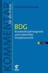 Sebastian Baunack, Jessica Heun, Jessica (D Heun, Jessica u Heun, Daniel Köhler, Benedikt Vogt - BDG - Bundesdisziplinargesetz und materielles Disziplinarrecht