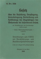 Thomas Heise - H.Dv. 326 Gesetz über die Besoldung, Verpflegung, Unterbringung, Bekleidung und Heilfürsorge der Angehörigen der Wehrmacht bei besonderem Einsatz