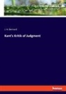 J. H. Bernard - Kant's Kritik of Judgment