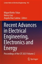 Miguel Botto-Tobar, Henry Cruz, Angela Diaz Cadena - Recent Advances in Electrical Engineering, Electronics and Energy