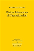 Maximilian Ferling - Digitale Information als Kreditsicherheit