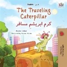 Kidkiddos Books, Rayne Coshav - The Traveling Caterpillar (English Farsi Bilingual Book for Kids)