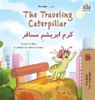 Kidkiddos Books, Rayne Coshav - The Traveling Caterpillar (English Farsi Bilingual Book for Kids)