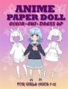 Mila Albeni - Anime Paper Doll for Girls Ages 7-12 Cut, Color and Dress up