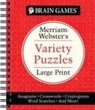 Brain Games, Publications International Ltd - Brain Games - Merriam-Webster's Variety Puzzles Large Print