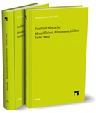 Friedrich Nietzsche, Claus-Artur Scheier - Menschliches, Allzumenschliches Bd. 1+2, m. 2 Buch