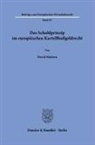 David Mattern - Das Schuldprinzip im europäischen Kartellbußgeldrecht.
