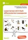 S Blomann, S. Blomann, Sandra Blomann, S Rook, S. Rook, Sven Rook... - Lesen lernen mit 4-fach differenzierten Lesespuren