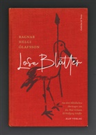 Ragnar Helgi Ólafsson - Lose Blätter