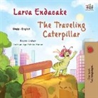 Kidkiddos Books, Rayne Coshav - The Traveling Caterpillar (Albanian English Bilingual Book for Kids)