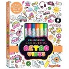 Hinkler Pty Ltd - Kaleidoscope Colouring Kit Retro Vibes