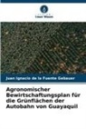 Juan Ignacio de la Fuente Gebauer - Agronomischer Bewirtschaftungsplan für die Grünflächen der Autobahn von Guayaquil