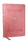 Thomas Nelson - KJV Holy Bible: Large Print with 53,000 Center-Column Cross References, Pink Leathersoft, Red Letter, Comfort Print: King James Version