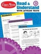 Evan-Moor Corporation - Read and Understand with Leveled Texts, Grade 3 Teacher Resource
