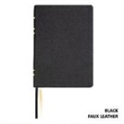 Steadfast Bibles - Lsb Giant Print Reference Edition, Paste-Down Black Faux Leather Indexed