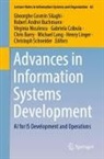Robert Andrei Buchmann, Chris Barry, Robert Andrei Buchmann, Gabriela Czibula, Michael Lang, Henry Linger... - Advances in Information Systems Development
