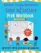 Mare Robbins - Alphabet Tracing Worksheet and Color by Letters Prek Workbook