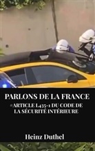 Heinz Duthel, Heinz Duthel - PARLONS DE LA FRANCE