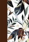 Tyndale Bible - Santa Biblia Rvr60, Edición Zíper Con Referencias, Letra Grande, Café/Hojas (Sentipiel, Letra Roja)