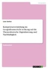 Lena Santos - Kompetenzvermittlung im Geografieunterricht in Bezug auf die Themenbereiche Digitalisierung und Nachhaltigkeit