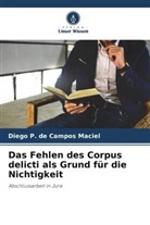 Diego P de Campos Maciel, Diego P. de Campos Maciel - Das Fehlen des Corpus delicti als Grund für die Nichtigkeit