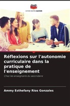 Ammy Esthefany Rios Gonzales - Réflexions sur l'autonomie curriculaire dans la pratique de l'enseignement
