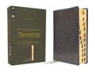 Zondervan, Zondervan, Frank Charles Thompson - ESV, Thompson Chain-Reference Bible, Leathersoft, Gray, Red Letter, Thumb Indexed