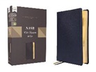 Zondervan, Zondervan - NASB, Wide Margin Bible, Genuine Leather, Calfskin, Navy, Red Letter, 1995 Text, Comfort Print
