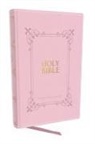 Thomas Nelson, Thomas Nelson - KJV Holy Bible: Large Print with 53,000 Center-Column Cross References, Pink Leathersoft, Red Letter, Comfort Print (Thumb Indexed): King James Version