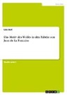 Lisa Just - Das Motiv des Wolfes in den Fabeln von Jean de La Fontaine