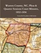 John A. McGeachy - Warren County, NC, Pleas & Quarter Sessions Court Minutes, 1852-1856
