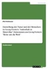 Phil Pohlmeier - Darstellung der Natur und der Menschen in Georg Forsters "Aufenthalt in Matavi-Bay". Entnommen aus Georg Forsters "Reise um die Welt"