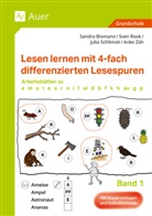 S Blomann, S. Blomann, Sandra Blomann, S Rook, S. Rook, Sven Rook... - Lesen lernen mit 4-fach differenzierten Lesespuren