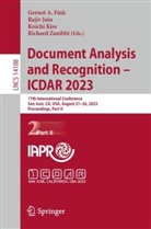 Gernot A. Fink, Rajiv Jain, Koichi Kise, Koichi Kise et al, Richard Zanibbi - Document Analysis and Recognition - ICDAR 2023