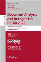 Gernot A. Fink, Rajiv Jain, Koichi Kise, Koichi Kise et al, Richard Zanibbi - Document Analysis and Recognition - ICDAR 2023