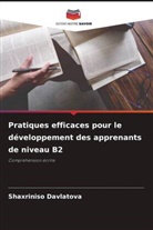 Shaxriniso Davlatova - Pratiques efficaces pour le développement des apprenants de niveau B2