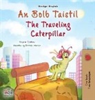 Kidkiddos Books, Rayne Coshav - The Traveling Caterpillar (Irish English Bilingual Book for Kids)