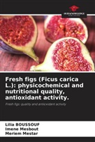 Lilia Boussouf, Imene Mesbout, Meriem Mestar - Fresh figs (Ficus carica L.): physicochemical and nutritional quality, antioxidant activity.
