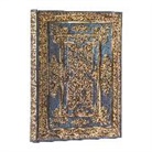 Paperblanks - Blue Luxe (Luxe Design) Ultra Lined Hardback Journal (Elastic Band Closure)